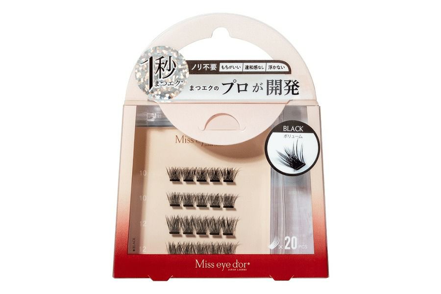 1秒まつエク ボリュームタイプ ブラック（10-12mm）